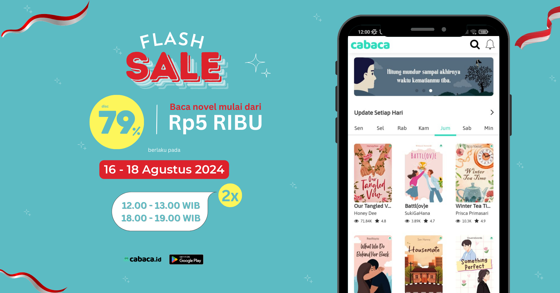 Promo Novel Murah Semarak untuk Negeri Diskon 79%